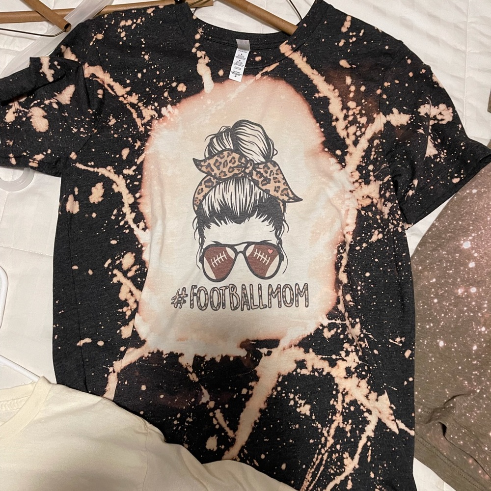 Football mom messy bun